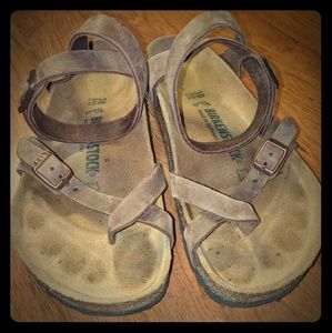 Yara Birkenstock oiled leather tobacco size 38